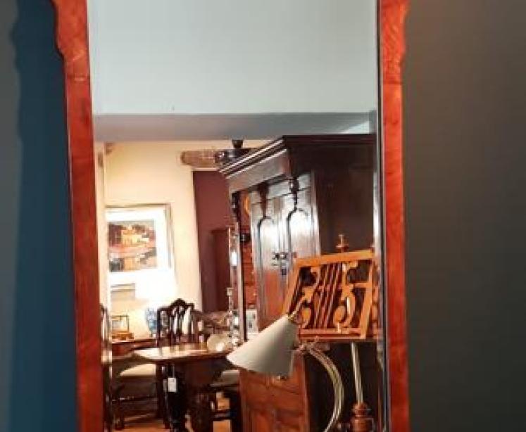 Victorian Walnut Mirror - Image 6