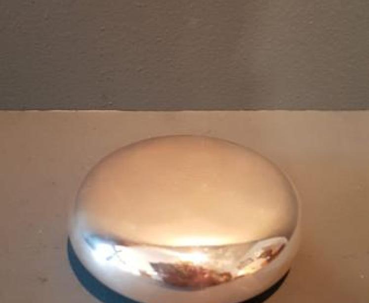 Edwardian Silver Squeeze Tobacco Pebble - Image 7