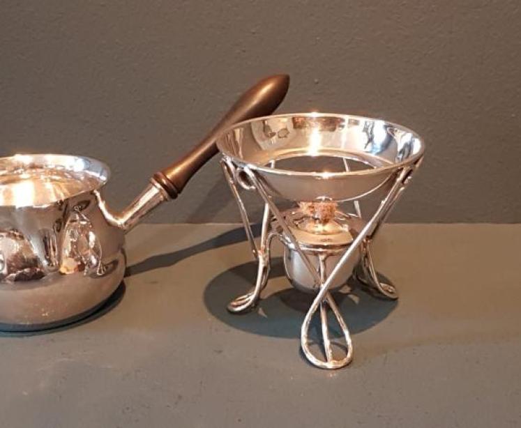 Antique Chester Silver Brandy Warmer - Image 2