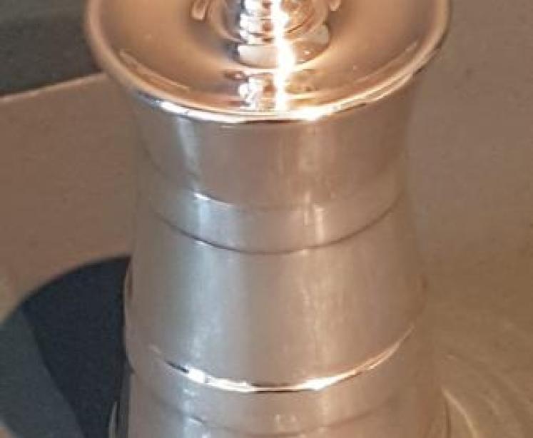 George V Silver Pepper Grinder - Image 2