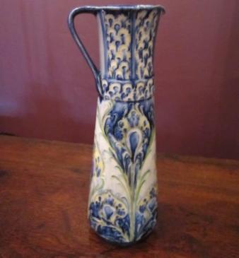 Art Nouveau McIntyre Moorcroft Peacock Feathers Jug
