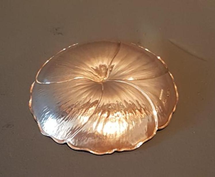 Silver and Enamel Anemone Pin Dish  - Image 2