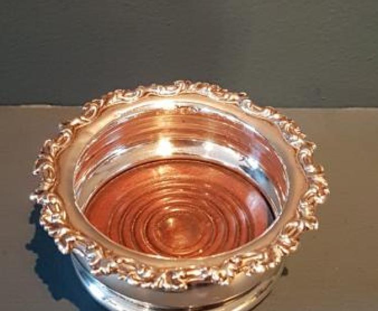 Edwardian Silver Liqueur Coaster - Image 5