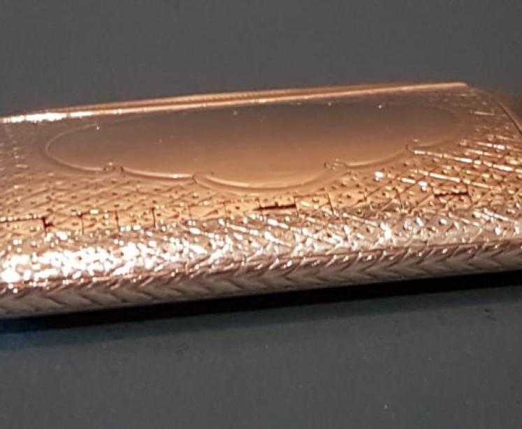 Engraved Silver Pocket Snuff - Image 4