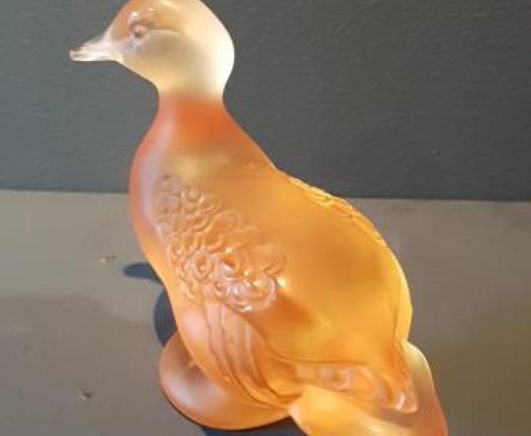 Lalique Amber Duck - Image 3