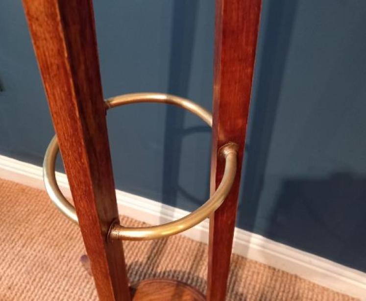 Antique Revolving Coat & Hat Hallstand - Image 3