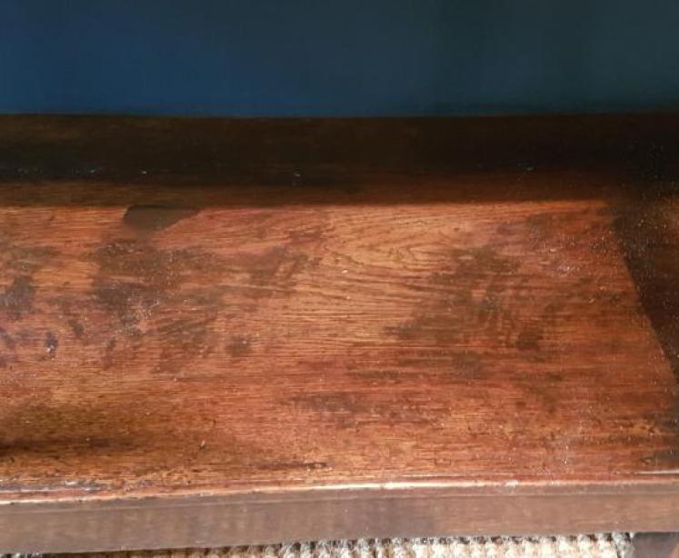 Stylish George III Oak Open Pot Board Dresser - Image 6