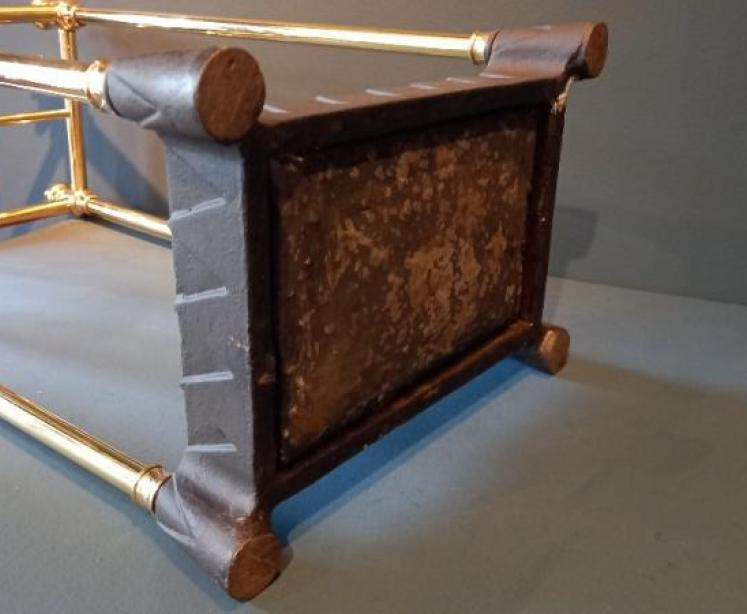 Antique Cast Brass Six Section Stick Stand - Image 7