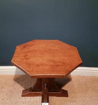 Early Mouseman Octagonal Occasional Table