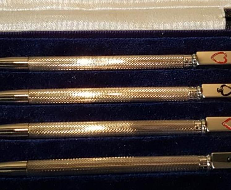 Set of Mappin & Webb Silver Bridge Pencils - Image 3