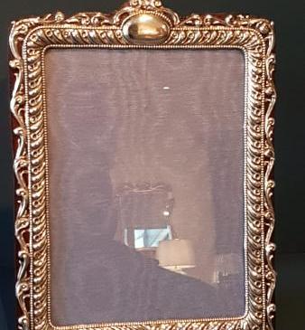 Large Victorian Silver Photo Frame