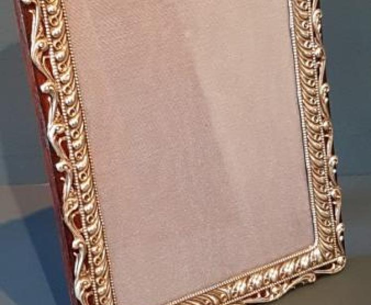 Large Victorian Silver Photo Frame - Image 6