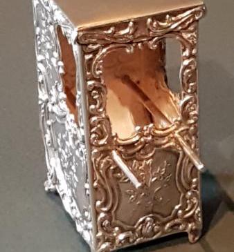 Unusual Regency Silver Sedan Chair