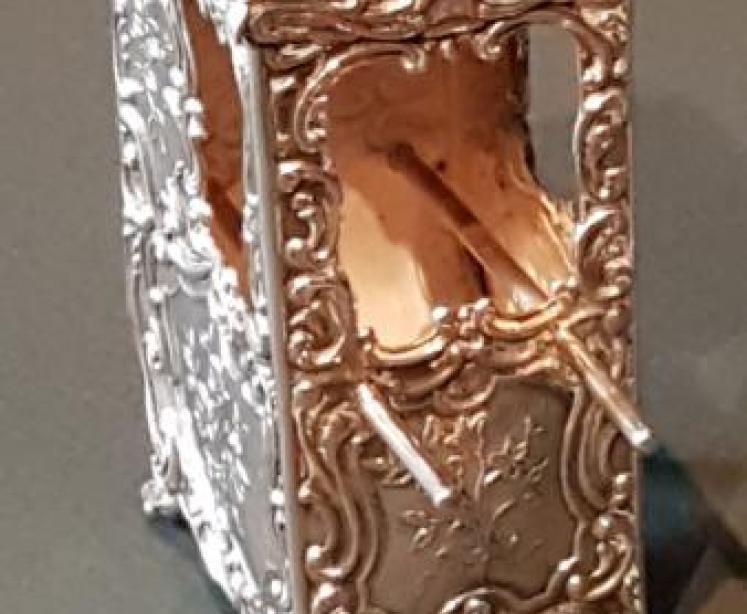 Unusual Regency Silver Sedan Chair - Image 1