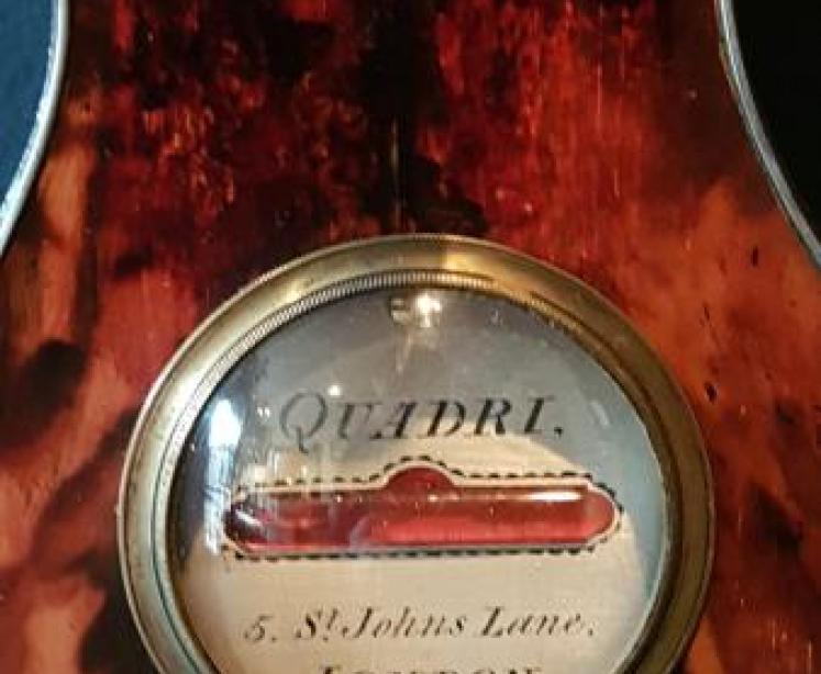 Superb Victorian Tortoise Shell Banjo Barometer - Image 4