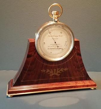 Fine Quality Campaign Barometer and Stand