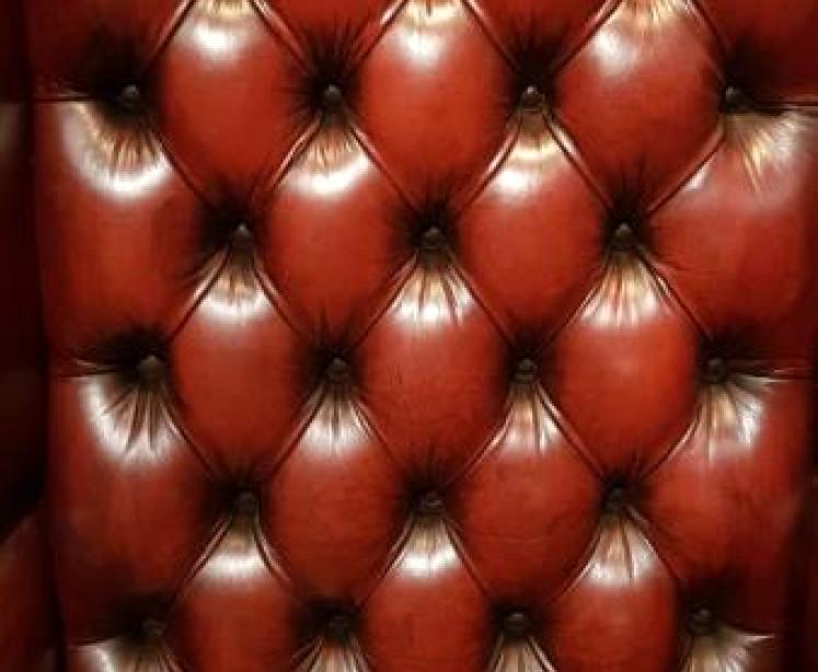 Leather Wing Back Arm Chair - Image 2