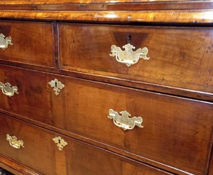 Superb William & Mary Period Walnut Escritoire - Image 7