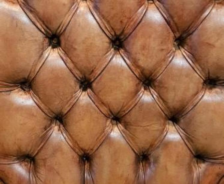 1930's Hide Wing Back Arm Chair - Image 6