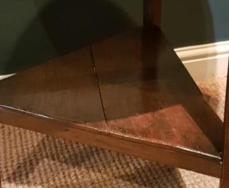 George III Oak & Fruitwood Cricket Table - Image 3