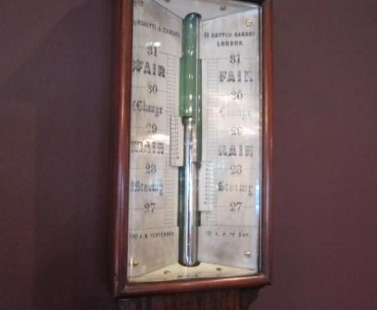 Superb Early Victorian Negretti & Zambra Stick Barometer - Image 2