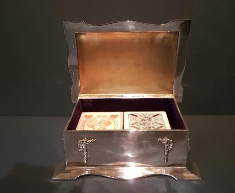 Edwardian Silver Card Box - Image 6