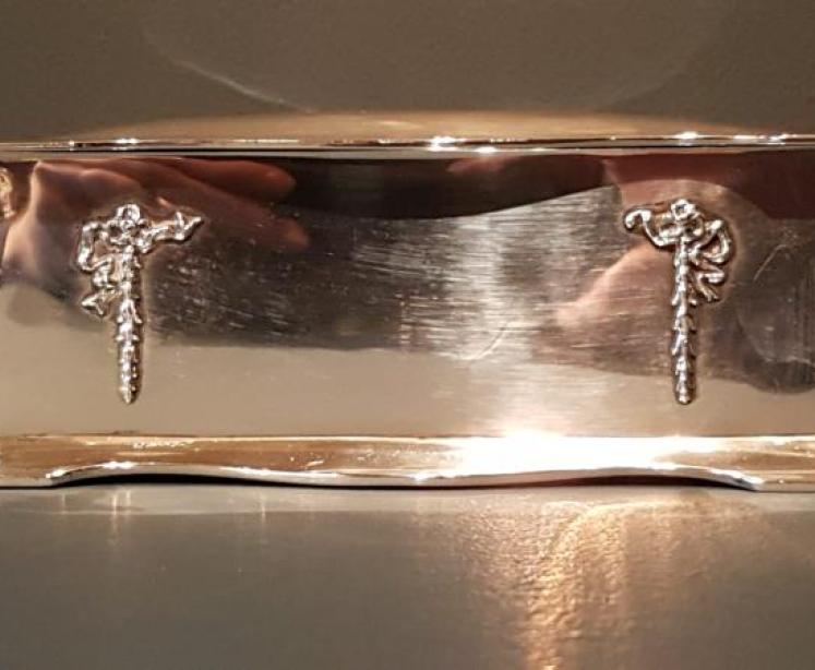Edwardian Silver Card Box - Image 7