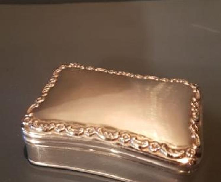 Edwardian Silver Ring Box - Image 1