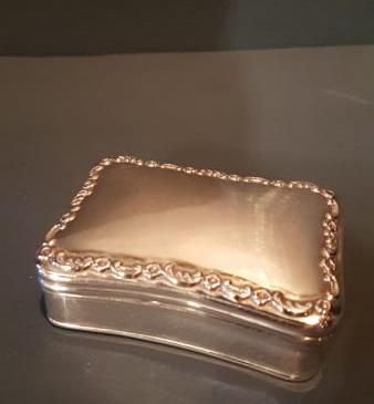 Edwardian Silver Ring Box