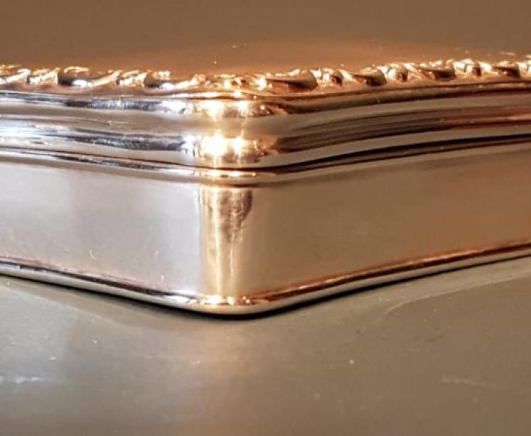 Edwardian Silver Ring Box - Image 3