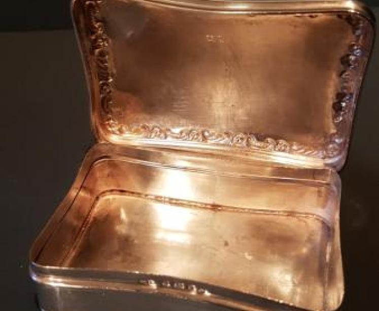 Edwardian Silver Ring Box - Image 5