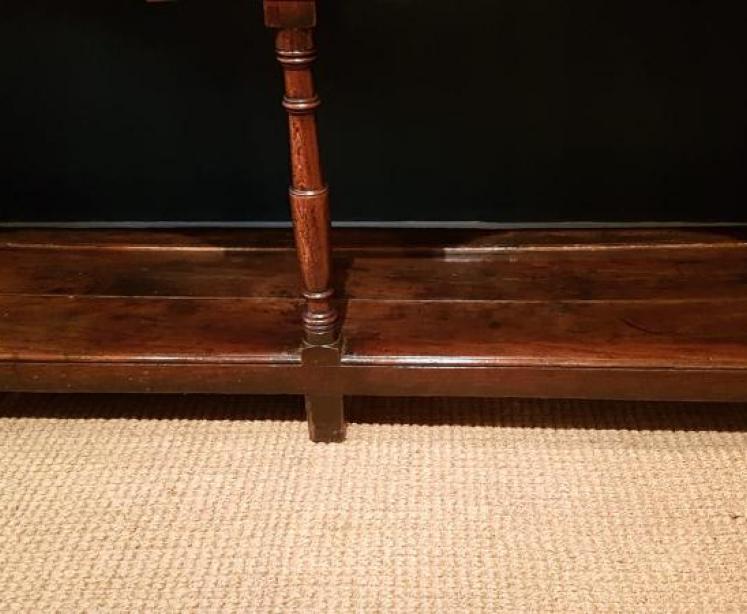 Superb George II Oak Open Pot Board Dresser - Image 6