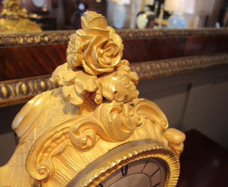 Top Quality 19th Century Gilt Ormolu Mantel Clock - Image 4