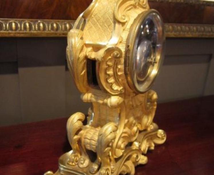 Top Quality 19th Century Gilt Ormolu Mantel Clock - Image 5