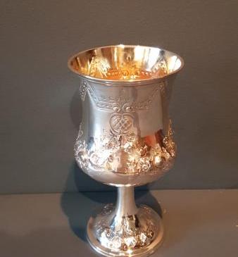 Fine Quality Early Victorian Silver Goblet