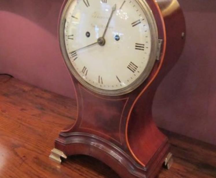 Fine George III Period Sheraton Inlaid Fusee Bracket Clock - Image 1