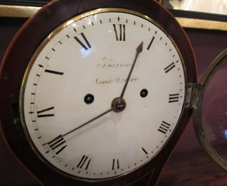 Fine George III Period Sheraton Inlaid Fusee Bracket Clock - Image 2