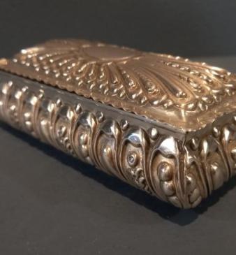 Victorian Silver Decorative Surround Table Box