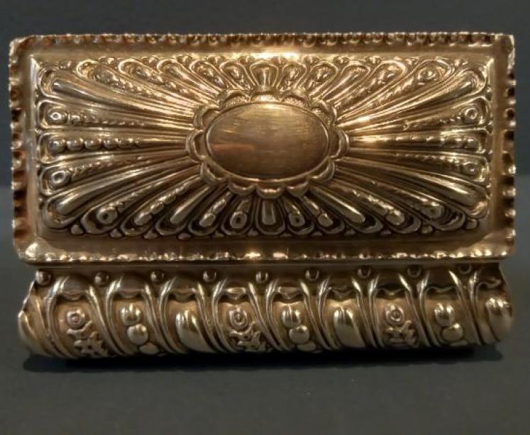 Victorian Silver Decorative Surround Table Box - Image 5