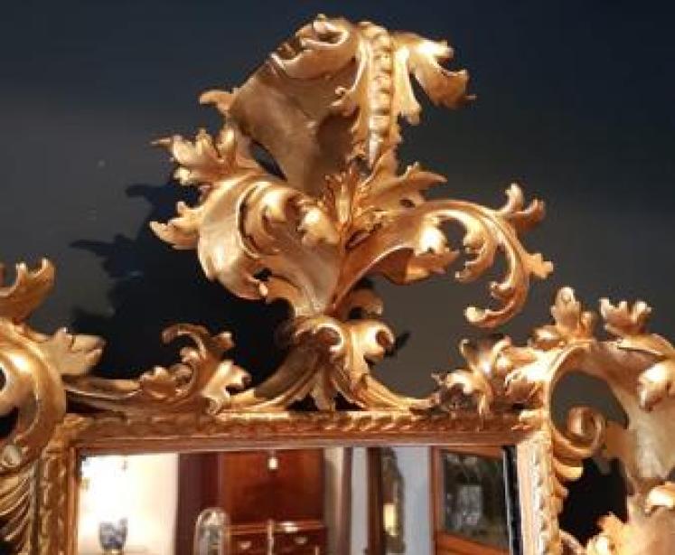 Victorian Florentine Mirror - Image 4