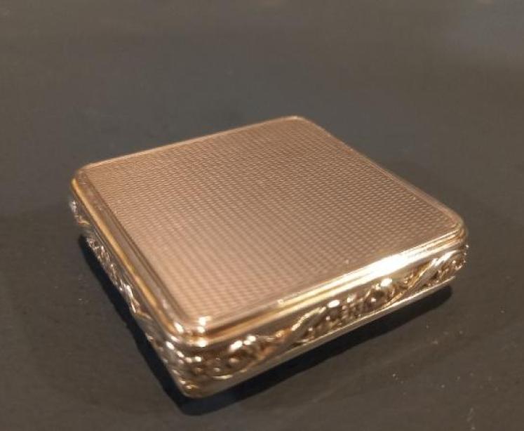 Antique Silver & Royal Blue Enamel Pill Box - Image 5