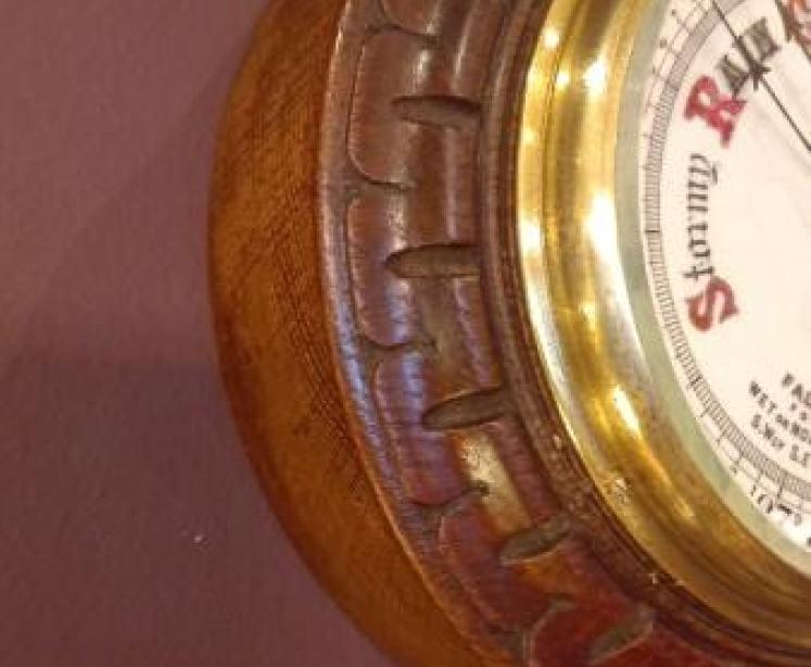 Victorian Porcelain Dial Minehead Barometer - Image 4