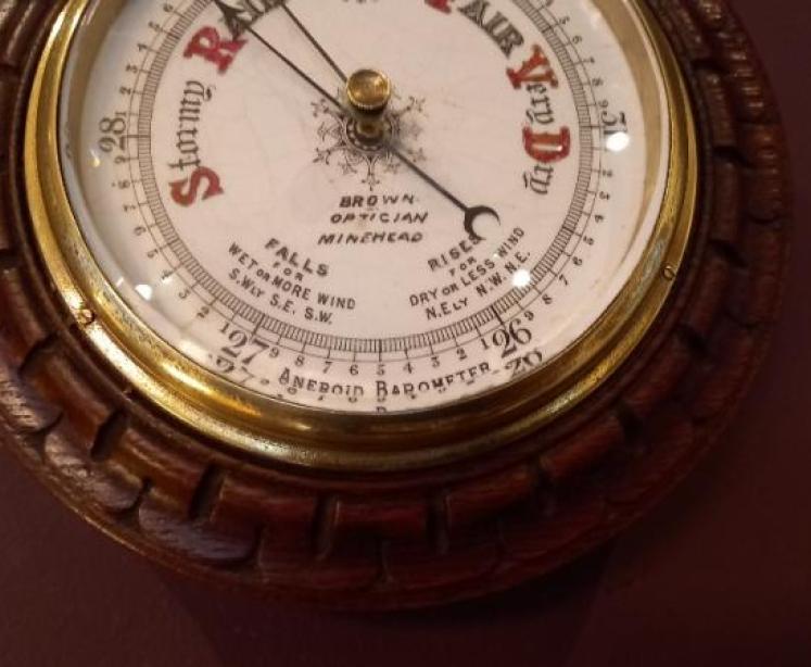Victorian Porcelain Dial Minehead Barometer - Image 6