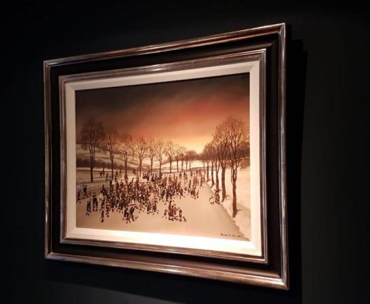 Brian Shields Oil on Board - Image 2