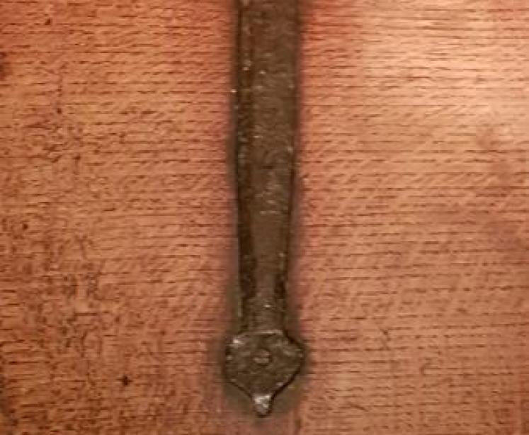 Small Georgian Oak Six Plank Coffer - Image 5