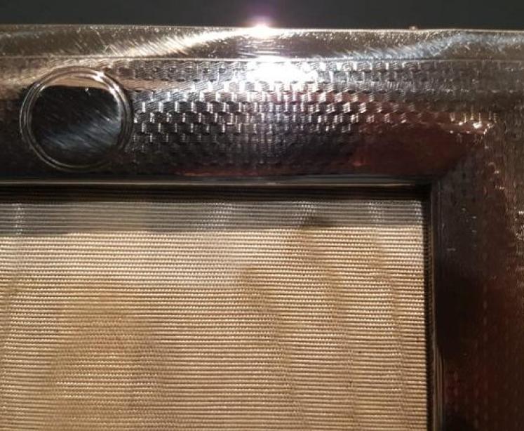 George V Silver Engine Turned Photo Frame - Image 6