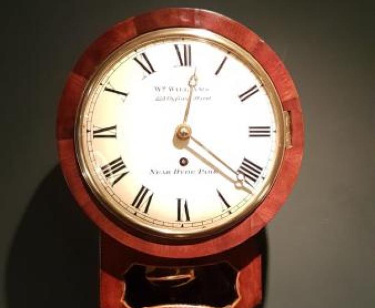 8" Drop Dial Single Fusee Wall Clock - Image 6
