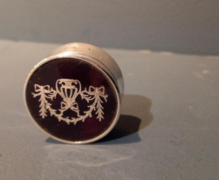 George V period Silver & Tortoiseshell Trinket Box - Image 6