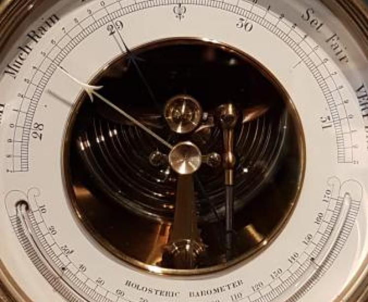 Victorian Skeletonised Marine Barometer - Image 2