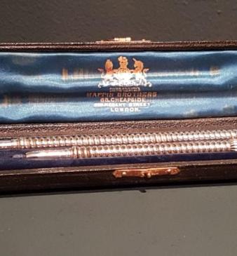 Matching Pair of Sampson Morden Silver Pencils